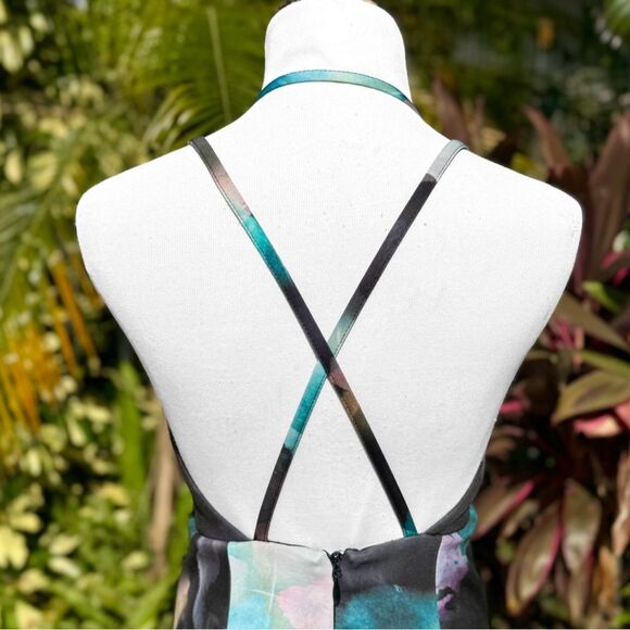 Bebe Plunge Mini Cocktail Dress - Picture 8 of 10